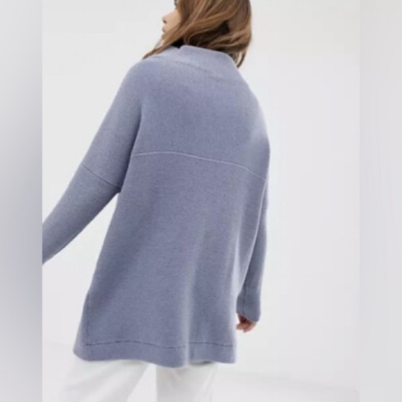 Free People Blue Ribbed Tunic - Picture 5 of 8